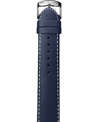 Philip Stein Teslar Philip Stein Navy Stitched Calf Leather Watch Strap 22mm