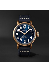 Zenith Pilot Type 20 Extra Special Automatic 40mm Bronze And Nubuck Watch