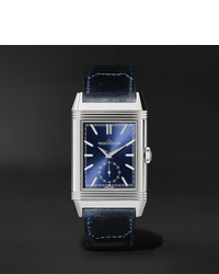 Jaeger-LeCoultre Reverso Tribute Duoface Hand Wound 283mm Stainless Steel And Leather Watch