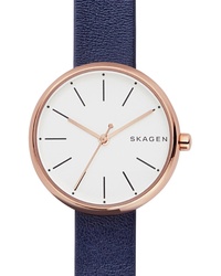 Skagen Signatur Leather Watch
