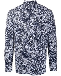 Etro Leopard Print Cotton Shirt