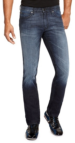 Hugo Boss Hugo 708 Slim Fit 1075 Oz Cotton Jeans 3334 Blue, $165 | Hugo Boss  | Lookastic