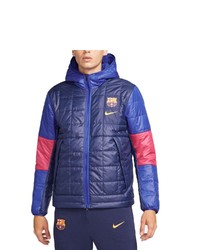 Nike Blue Barcelona Synthetic Full Zip Jacket At Nordstrom
