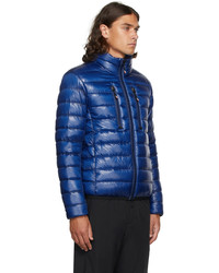 MONCLER GRENOBLE Blue Packable Down Quilted Jacket