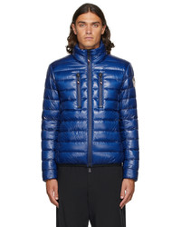MONCLER GRENOBLE Blue Packable Down Quilted Jacket