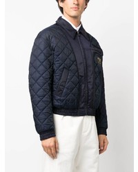Moschino Logo Patch Quilted Lightweight Jacket