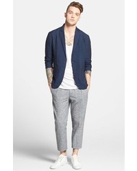 AZUL by moussy Azul Unstructured Linen Sport Coat