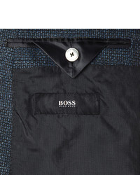 Hugo Boss Blue Hutsons Slim Fit Woven Blazer