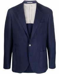 Brunello Cucinelli Buttoned Up Linen Blazer