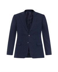 Gieves Hawkes Single Breasted Linen Blend Blazer