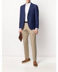 Caruso Single Breasted Fitted Blazer