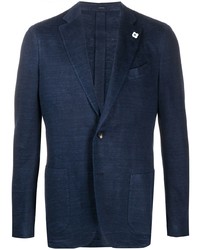 Lardini Single Breasted Linen Blazer