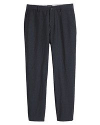 Ted Baker London Crelly Darnley Fit Cotton Linen Trousers In Navy At Nordstrom