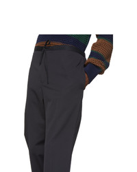 Jil Sanderand Navy Cropped Trousers