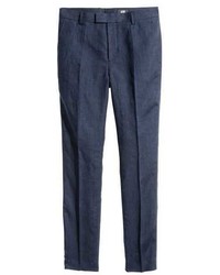 H&M Linen Suit Pants Slim Fit