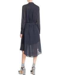 See by Chloe See By Chlo Belted Cotton Linen Dress