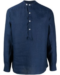 Lardini Button Front Linen Shirt