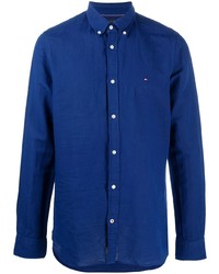 Tommy Hilfiger Button Up Embroidered Logo Shirt