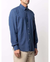 Dell'oglio Cotton Linen Blend Shirt