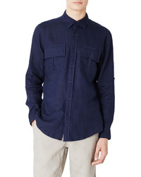 Onia Garret Linen Button Up Shirt