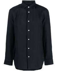 Peuterey Long Sleeve Buttoned Linen Shirt