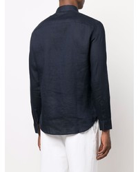 Armani Exchange Long Sleeve Linen Shirt