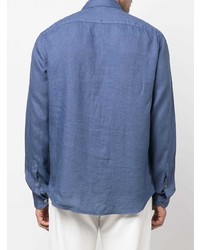Emporio Armani Long Sleeve Linen Shirt