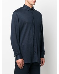 Zilli Long Sleeve Linen Shirt