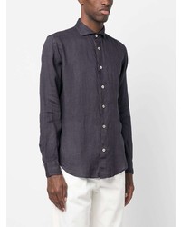 Eleventy Long Sleeve Linen Shirt