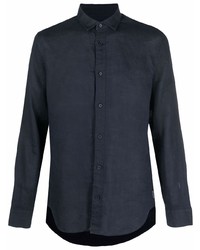 Armani Exchange Long Sleeve Linen Shirt