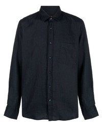 BOSS Long Sleeve Linen Shirt