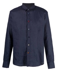 Daniele Alessandrini Long Sleeved Linen Shirt