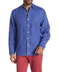 Tommy Bahama Sea Glass Breezer Original Fit Linen Shirt