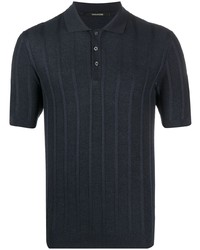 Tagliatore Knitted Linen Polo Shirt