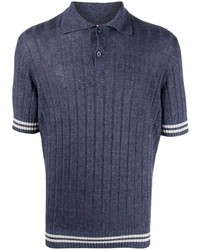 Brunello Cucinelli Ribbed Knitted Polo Shirt