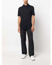Malo Short Sleeve Linen Polo Shirt