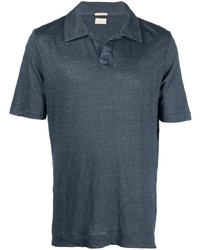 Massimo Alba Short Sleeve Linen Polo Shirt