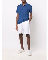 120% Lino Short Sleeved Linen Polo Shirt