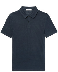 Sandro Slim Fit Linen Polo Shirt