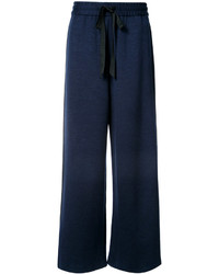 ADAM by Adam Lippes Adam Lippes Luxe Jersey Wide Leg Drawstring Trousers