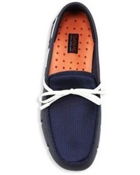 Swims Mesh Trimmed Lace Loafers