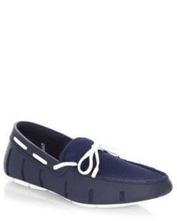 Swims Mesh Trimmed Lace Loafers