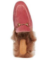 Gucci Princetown Genuine Shearling Lined Loafer