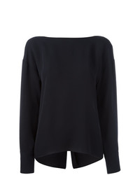 Theory Open Back Blouse
