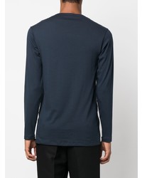 Tom Ford Button Placket Long Sleeve T Shirt