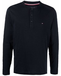 Tommy Hilfiger Embroidered Logo Long Sleeve Top