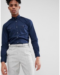 French Connection 2 Pocket Military Shirt