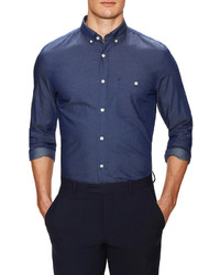 7 For All Mankind Micro Grid Sportshirt