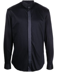 Giorgio Armani Band Collar Longsleeved Shirt