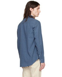 Nn07 Blue Arne Shirt